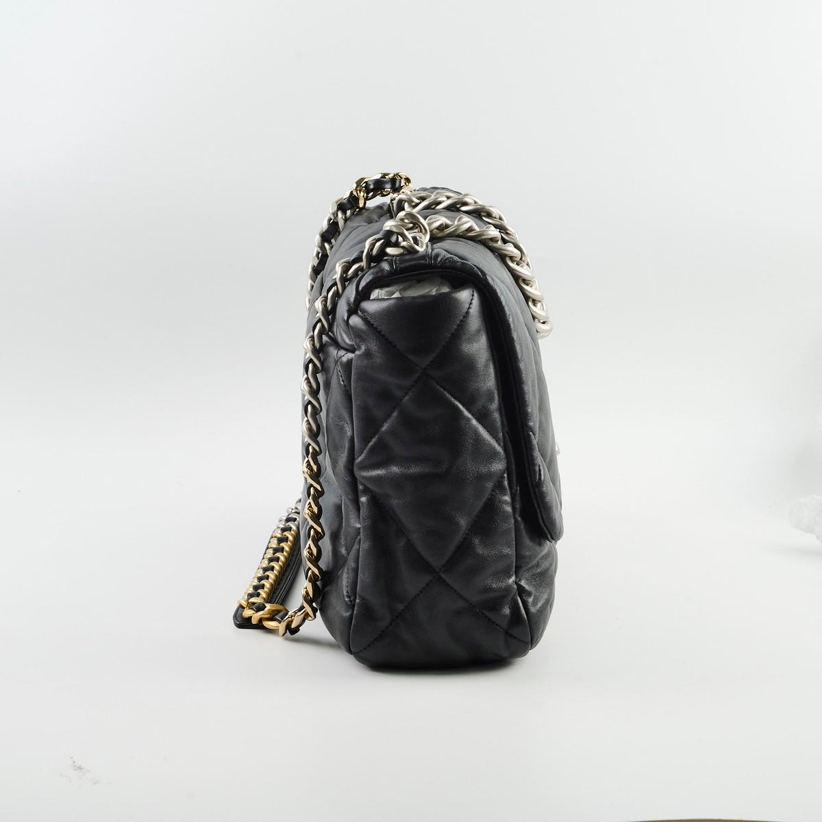 Chanel 19 Large Black Microchip - photo 4