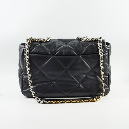 Chanel 19 Large Black Microchip - photo 2