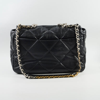 Chanel 19 Large Black Microchip - photo 3