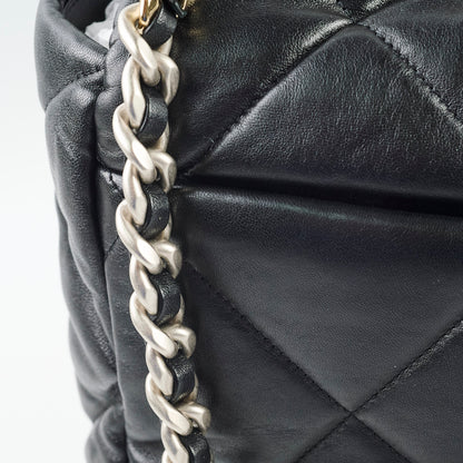 Chanel 19 Large Black Microchip - photo 11