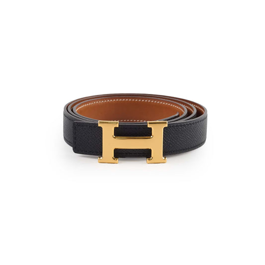 Hermes Constance 24mm Belt Reversible Black/ Gold GHW size 90 - photo 1