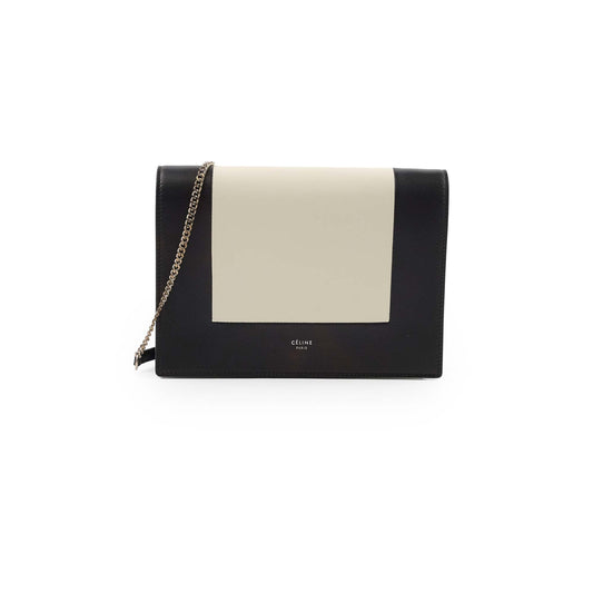 Celine Frame Wallet On Chain Black/White - photo 1