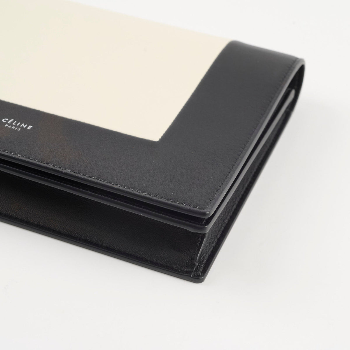 Celine Frame Wallet On Chain Black/White - photo 14