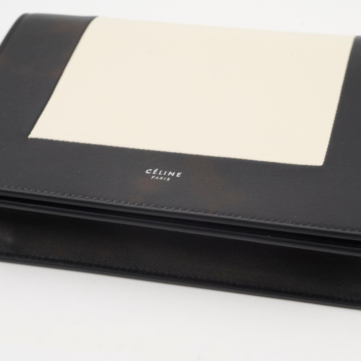 Celine Frame Wallet On Chain Black/White - photo 13