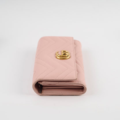 Gucci Marmont Long Wallet Light Pink - photo 3
