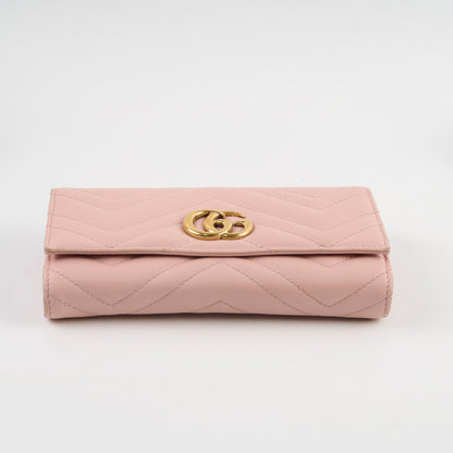 Gucci Marmont Long Wallet Light Pink - photo 4