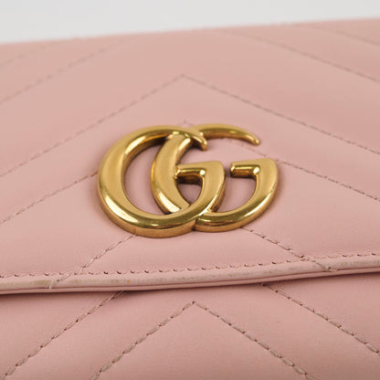 Gucci Marmont Long Wallet Light Pink - photo 16