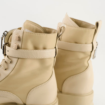 Prada Monolith Boots Beige size 37 - photo 15