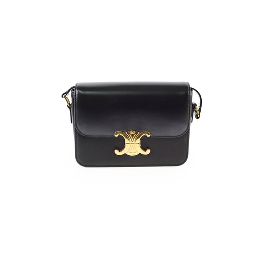 Celine Teen Triompe Shiny Calfskin Black - photo 1