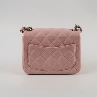 Chanel Lambskin Mini Square Light Pink - photo 2