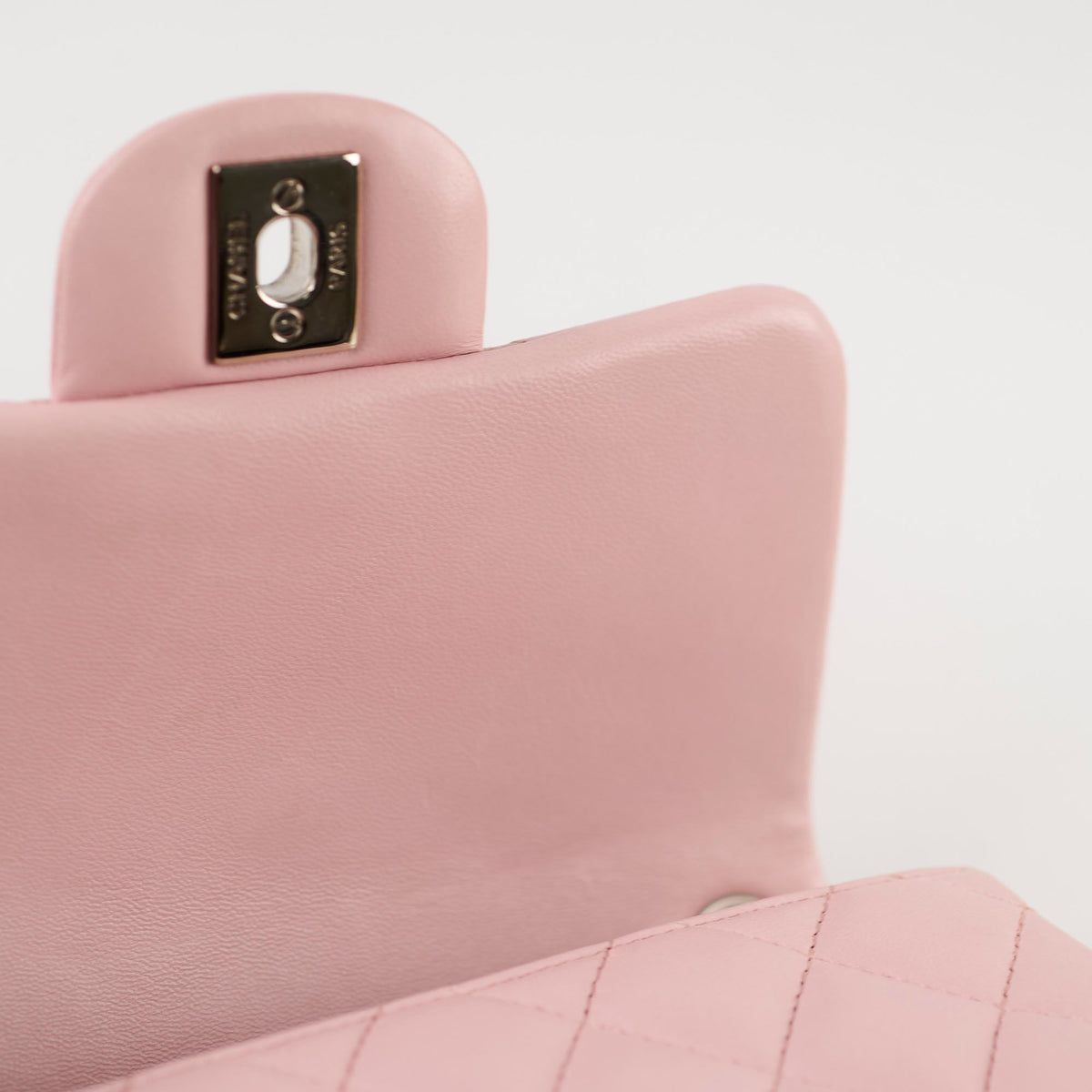 Chanel Lambskin Mini Square Light Pink - photo 5