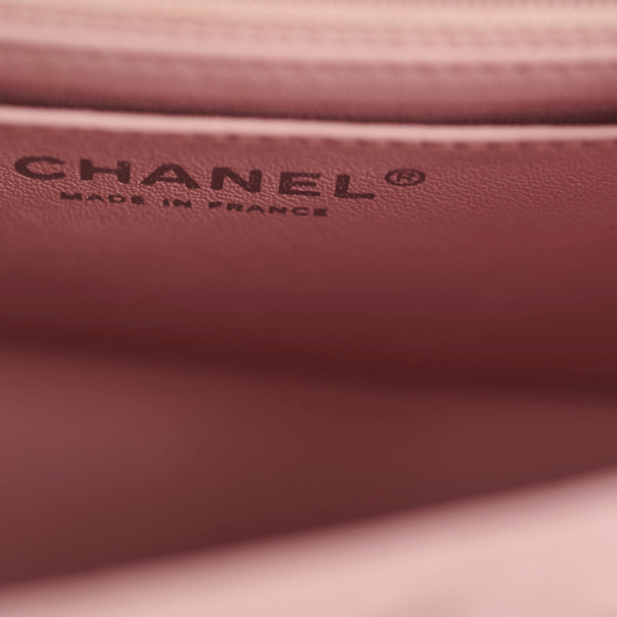 Chanel Lambskin Mini Square Light Pink - photo 10
