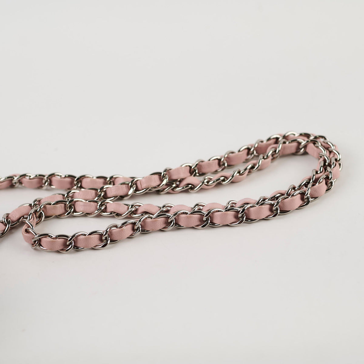 Chanel Lambskin Mini Square Light Pink - photo 14