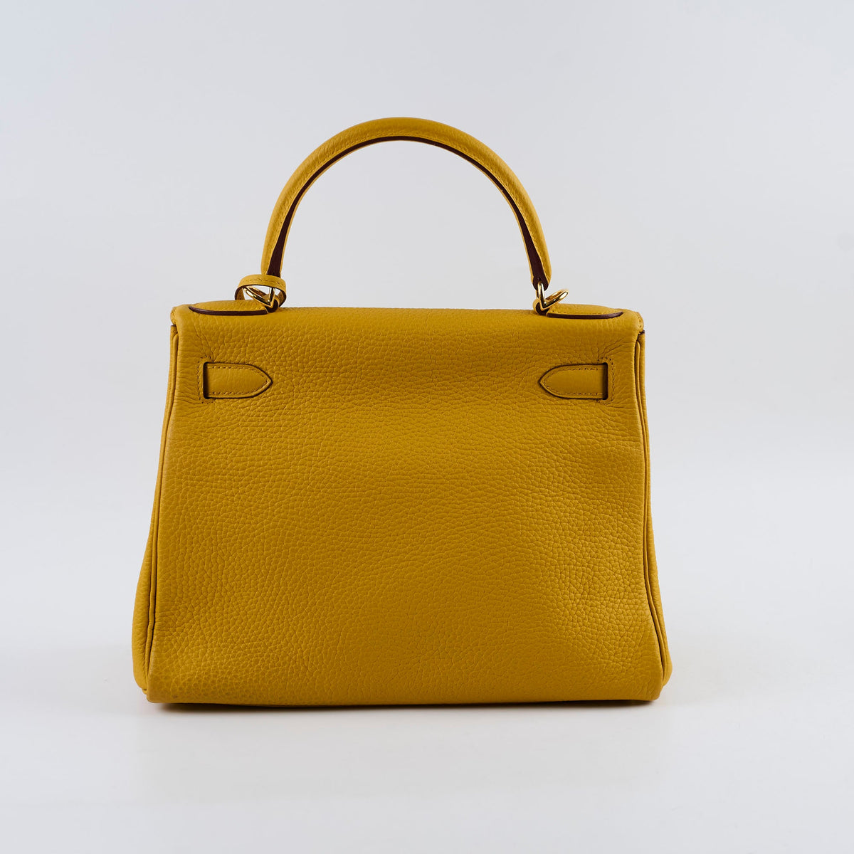Hermes Kelly 28 Togo Leather Jaune Ambre GHW Y stamp - photo 2