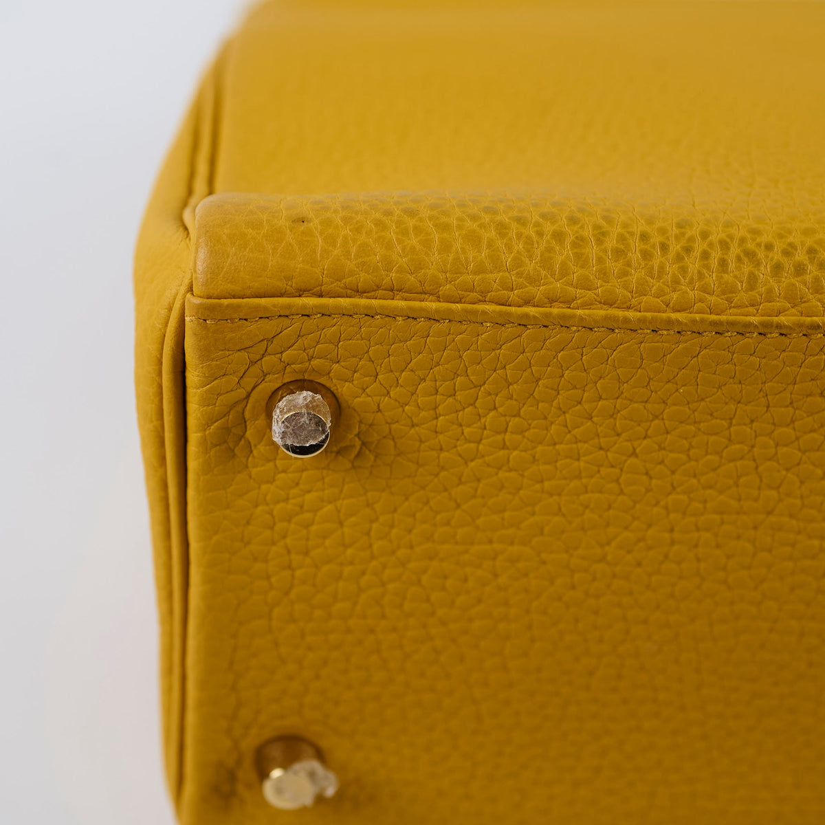 Hermes Kelly 28 Togo Leather Jaune Ambre GHW Y stamp - photo 11