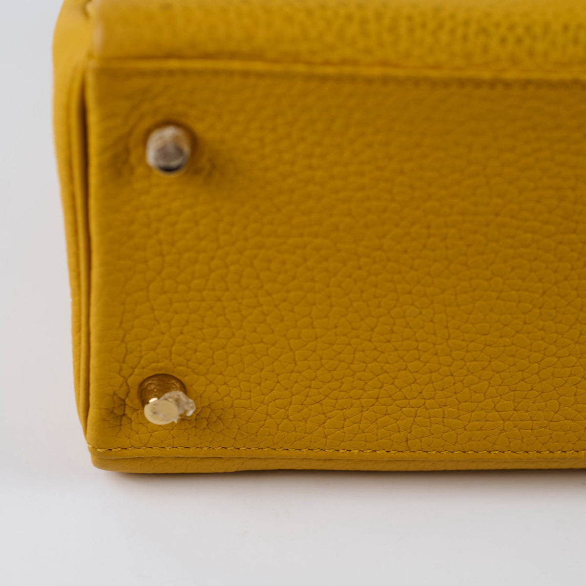 Hermes Kelly 28 Togo Leather Jaune Ambre GHW Y stamp - photo 12