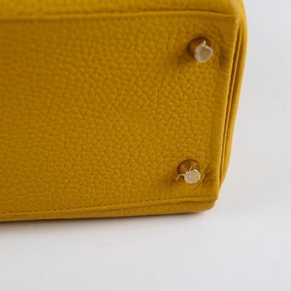 Hermes Kelly 28 Togo Leather Jaune Ambre GHW Y stamp - photo 14