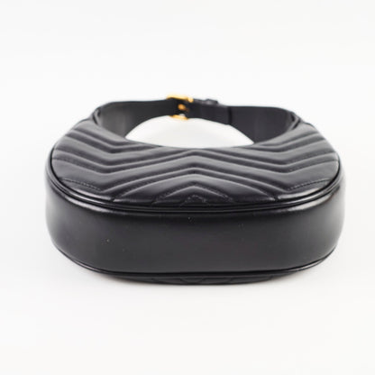 Gucci GG Marmont Half-Moon Bag Black - photo 4