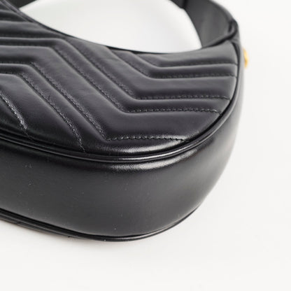 Gucci GG Marmont Half-Moon Bag Black - photo 5