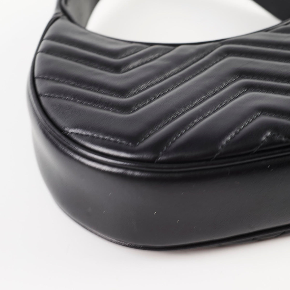 Gucci GG Marmont Half-Moon Bag Black - photo 7