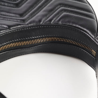 Gucci GG Marmont Half-Moon Bag Black - photo 10