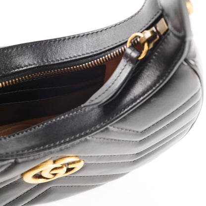 Gucci GG Marmont Half-Moon Bag Black - photo 11