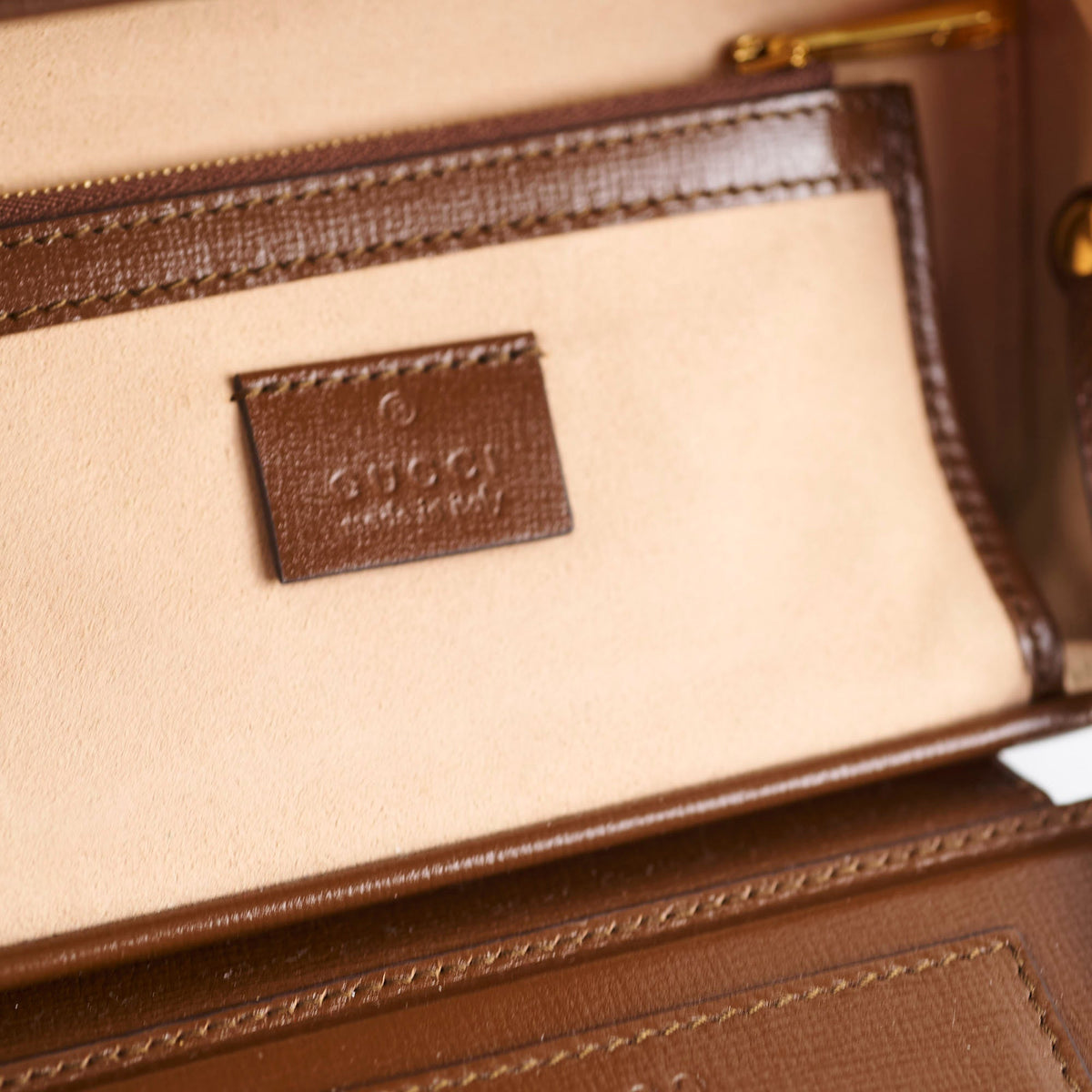 Gucci GG Surpreme Mini Clasp Bag Brown - photo 7