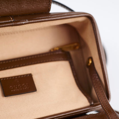Gucci GG Surpreme Mini Clasp Bag Brown - photo 8