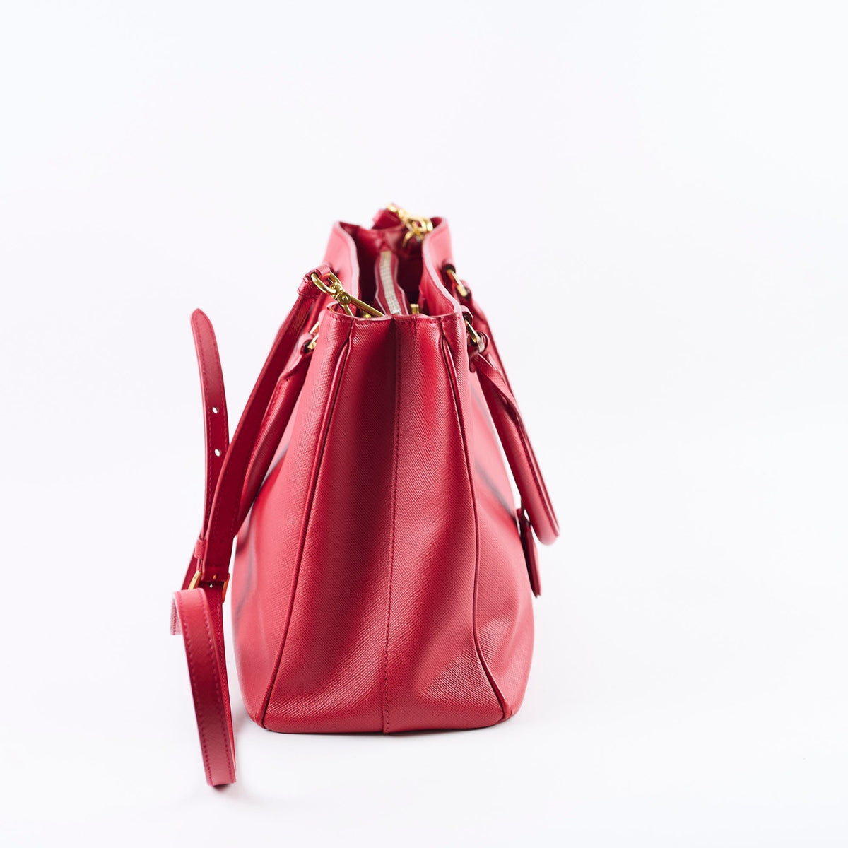 Prada Saffiano Medium Tote Red - photo 3