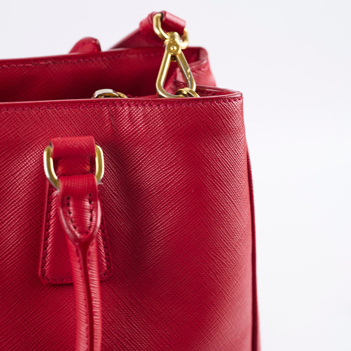 Prada Saffiano Medium Tote Red - photo 10