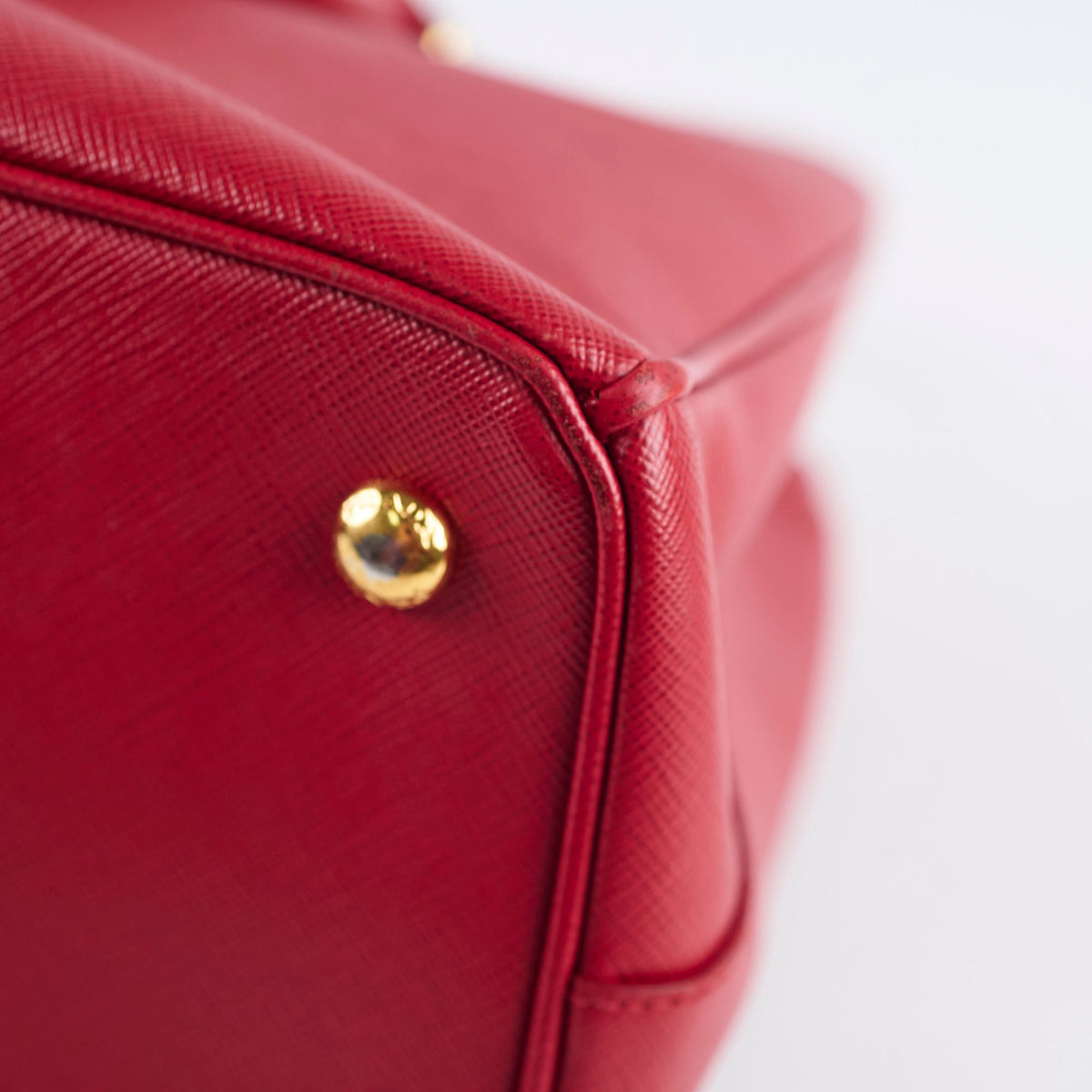 Prada Saffiano Medium Tote Red - photo 20