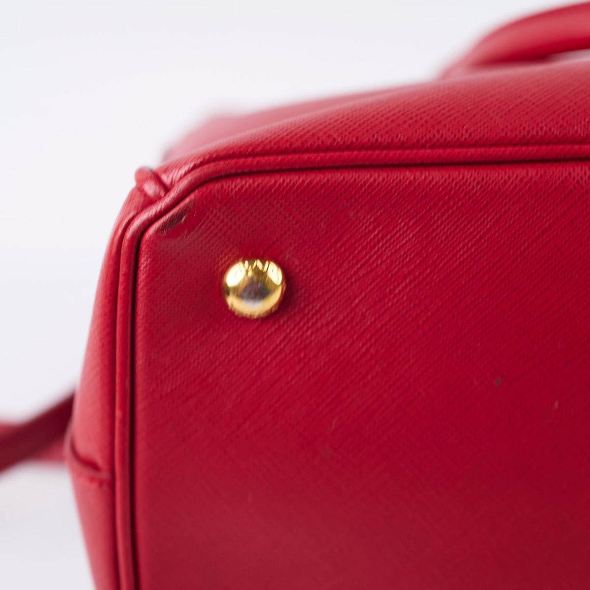 Prada Saffiano Medium Tote Red - photo 17