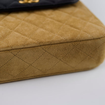 Chanel 25A Suede Mini Crossbody Black/Camel (Microchipped) - photo 14