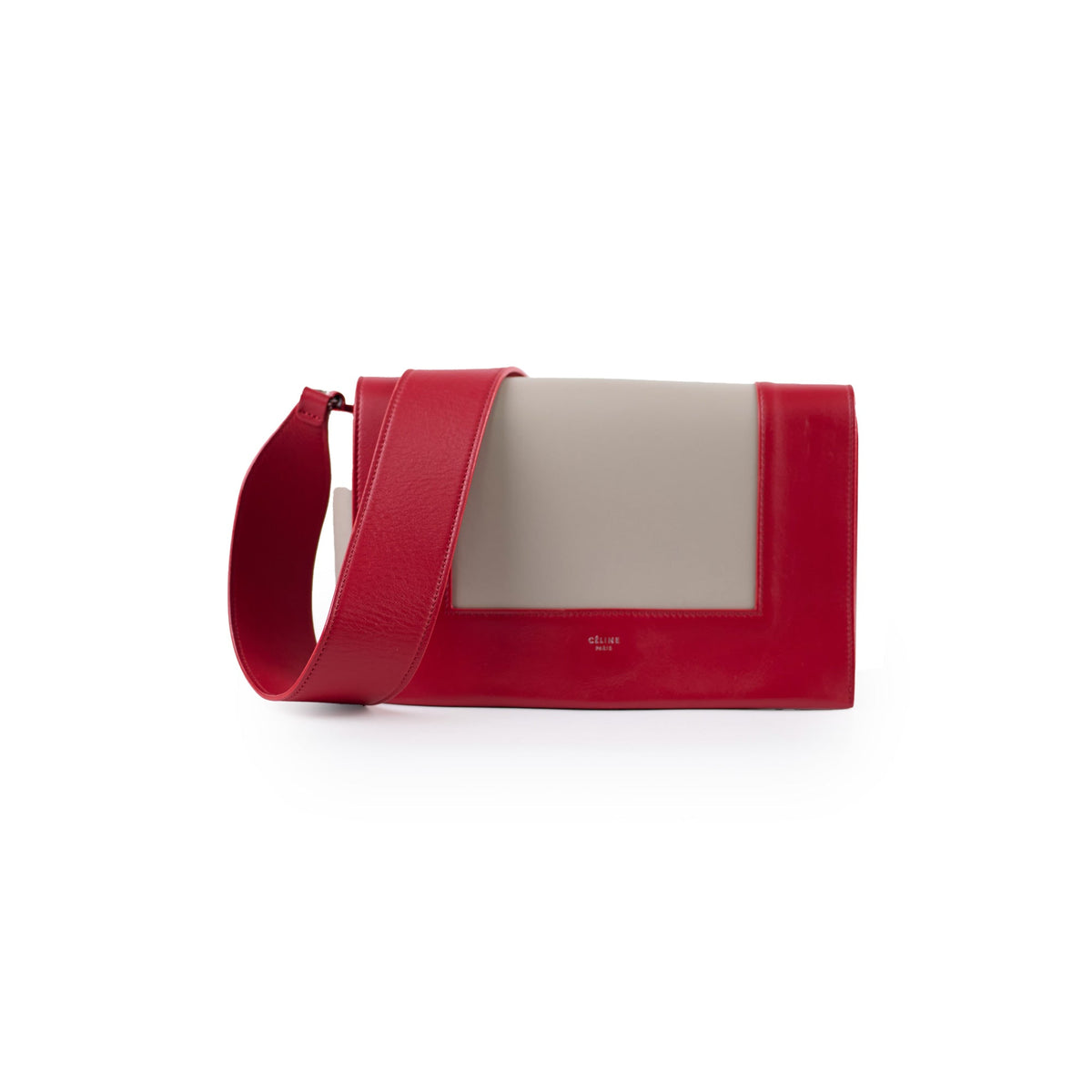 Celine Medium Frame Bag Red/Grey - photo 1