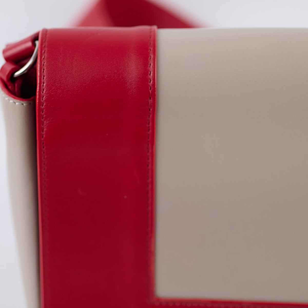 Celine Medium Frame Bag Red/Grey - photo 6