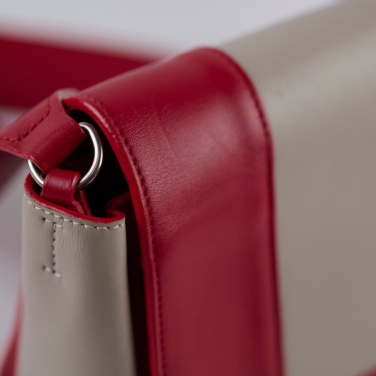 Celine Medium Frame Bag Red/Grey - photo 5