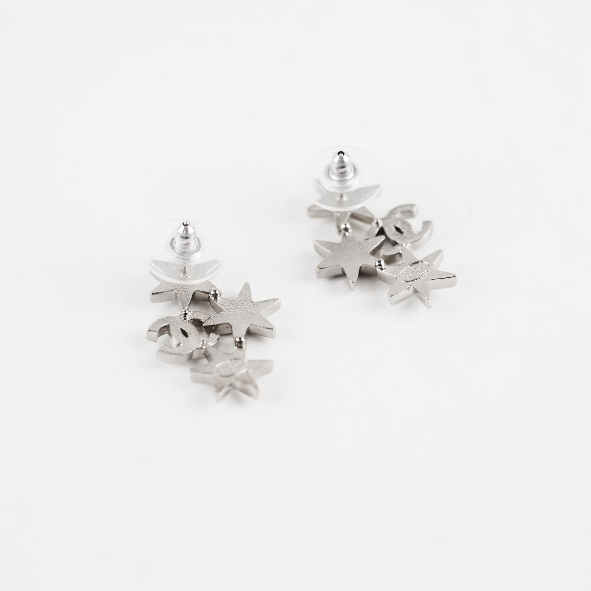 Chanel Triple Stars Cluster Stud Earrings - photo 2
