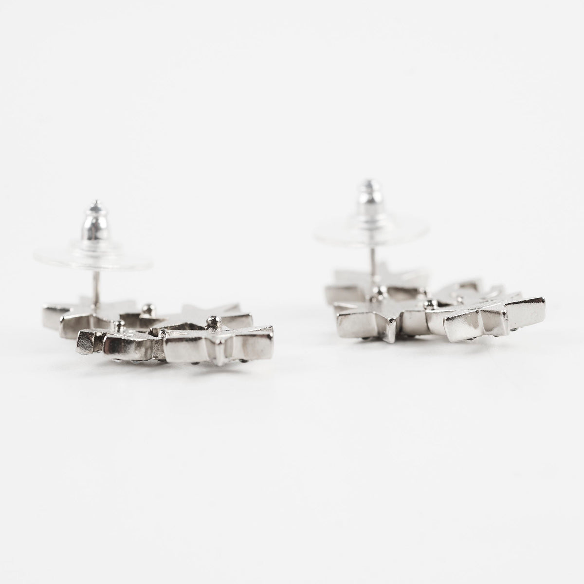 Chanel Triple Stars Cluster Stud Earrings - photo 3