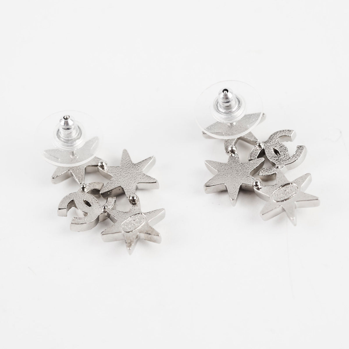 Chanel Triple Stars Cluster Stud Earrings - photo 4