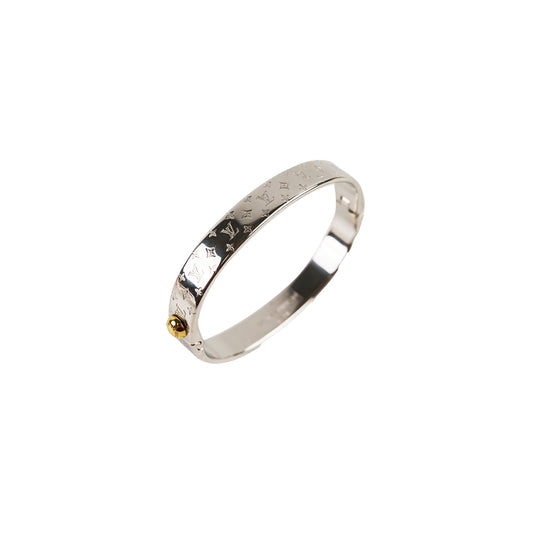 Louis Vuitton Nanogram Cuff Palladium Medium Size - photo 1