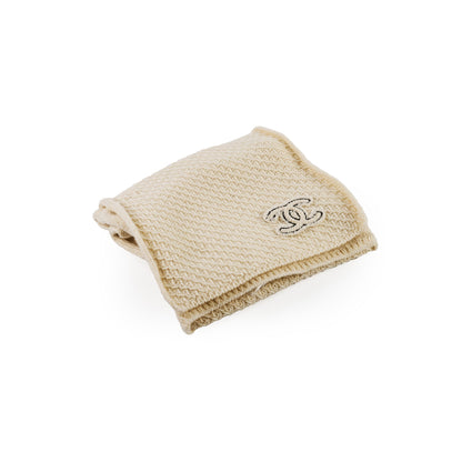 Chanel Cream Scarf 100% Cashmere - photo 1