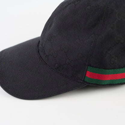 Gucci GG Canvas Cap Black Size M - photo 7
