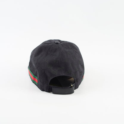 Gucci GG Canvas Cap Black Size M - photo 12