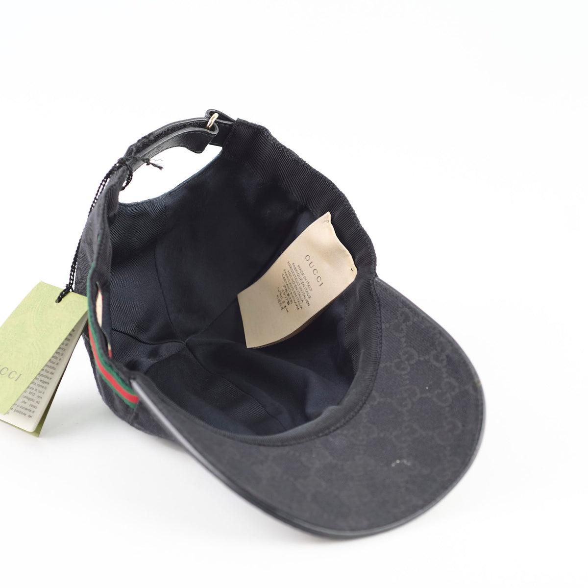 Gucci GG Canvas Cap Black Size M - photo 3