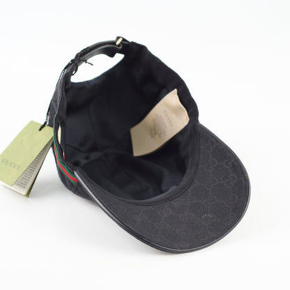 Gucci GG Canvas Cap Black Size M - photo 4