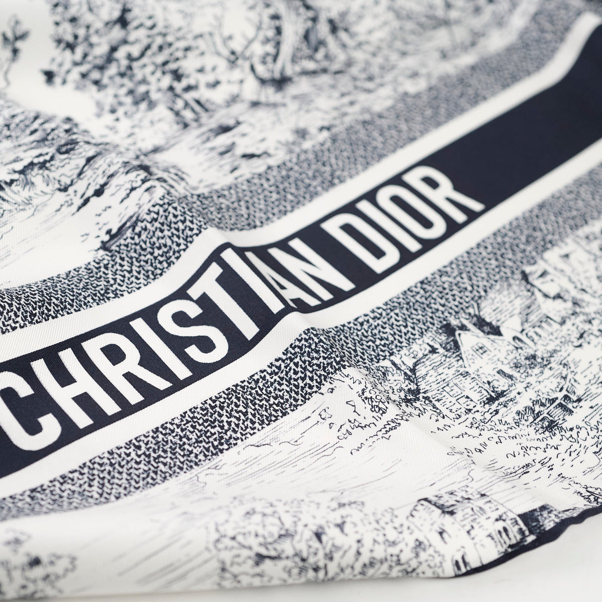 Christian Dior Toile De Jouy Silk Scarf - photo 6