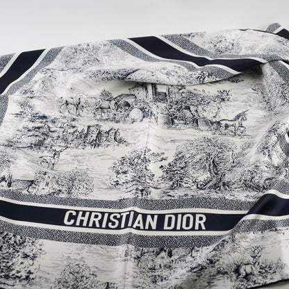 Christian Dior Toile De Jouy Silk Scarf - photo 7