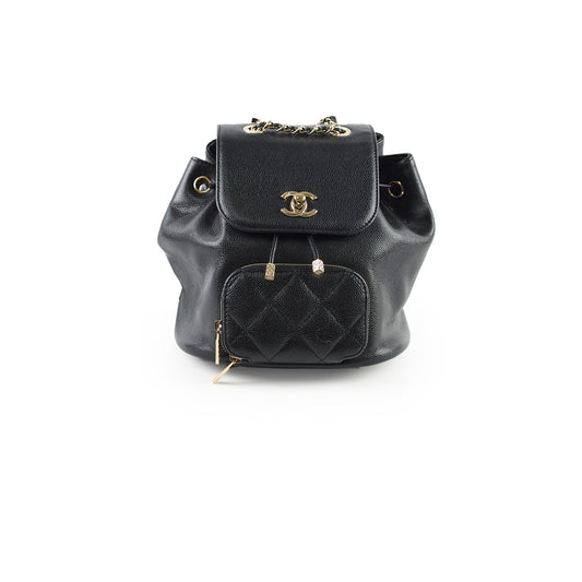 Chanel Black Caviar Mini Business Affinity Backpack - photo 1