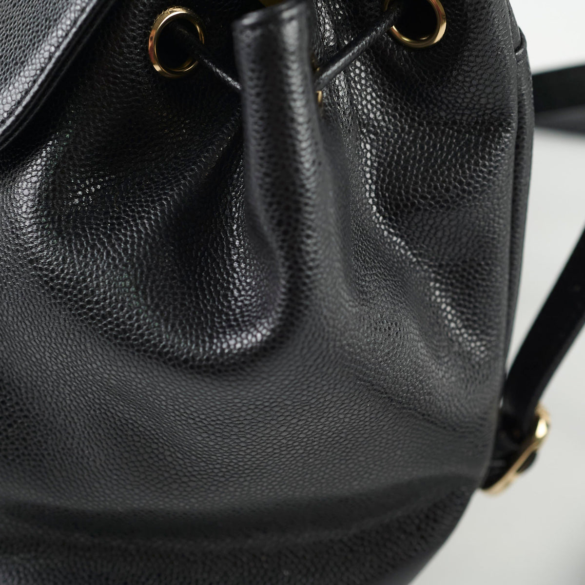 Chanel Black Caviar Mini Business Affinity Backpack - photo 5