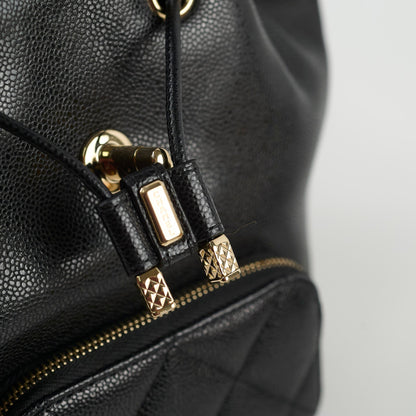 Chanel Black Caviar Mini Business Affinity Backpack - photo 6